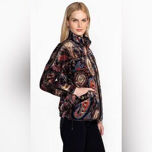 Johnny Was Sezana Paisley Quilted Jacket Size XS